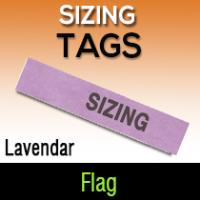 Sizing Lavender Flag Tag